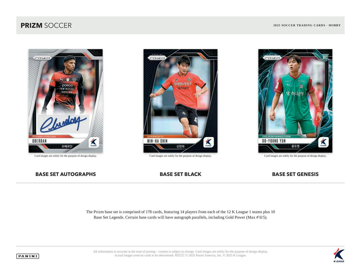 2025 Panini Prizm K League Soccer Hobby Box