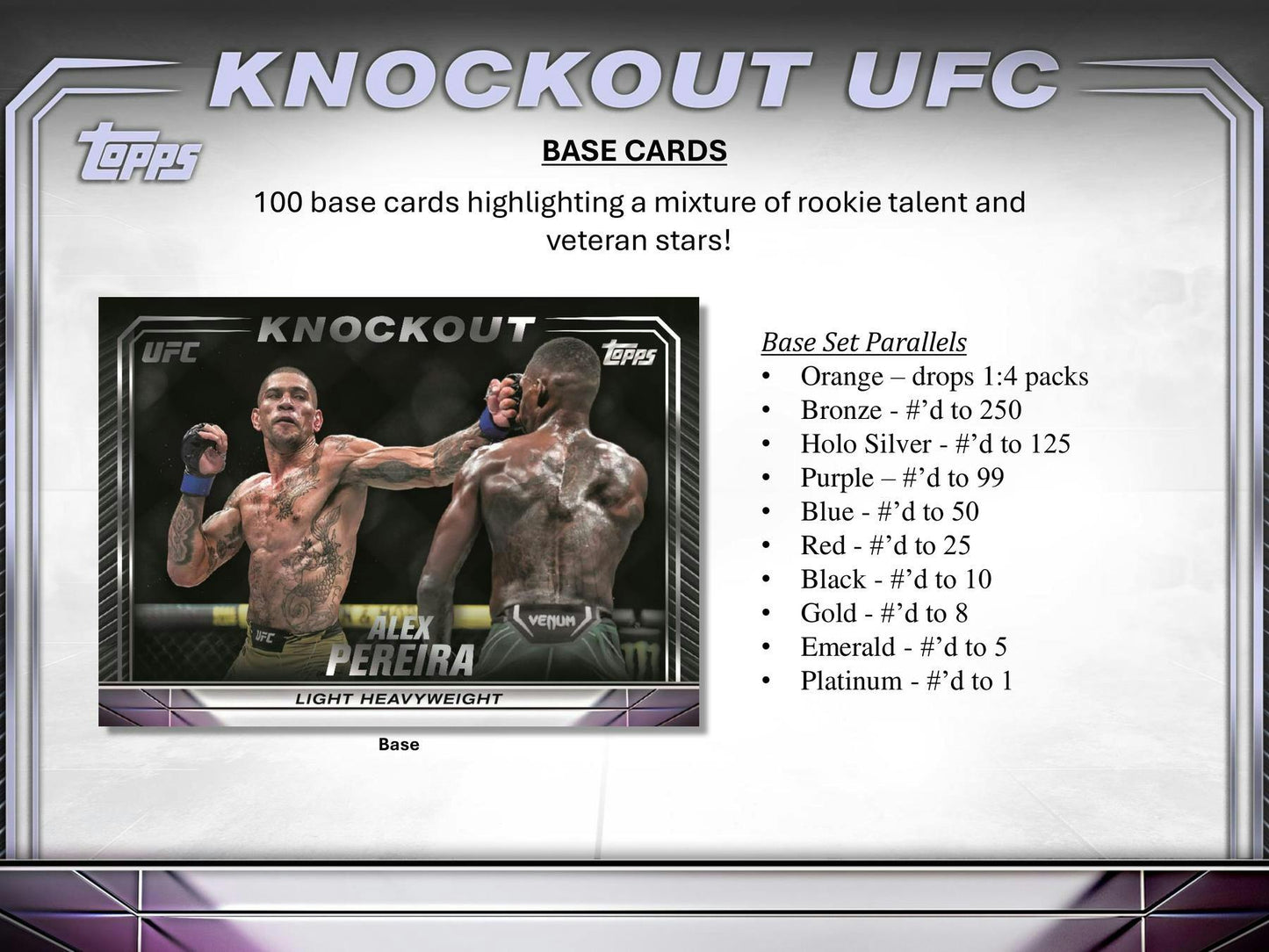 2024 Topps Knockout UFC Hobby Master Box