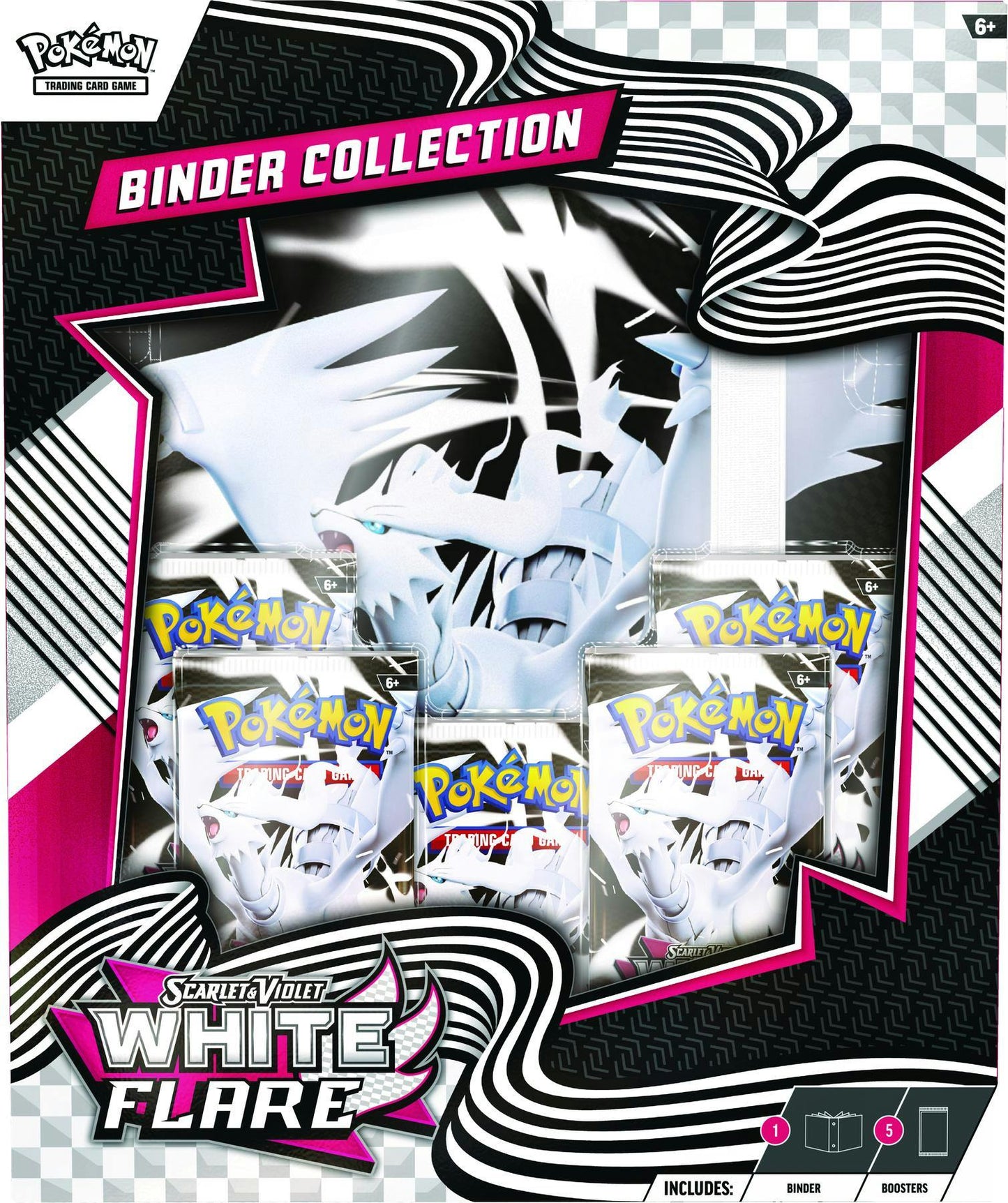 Pokémon TCG: Scarlet & Violet - White Flare Binder Collection Box (7/18)