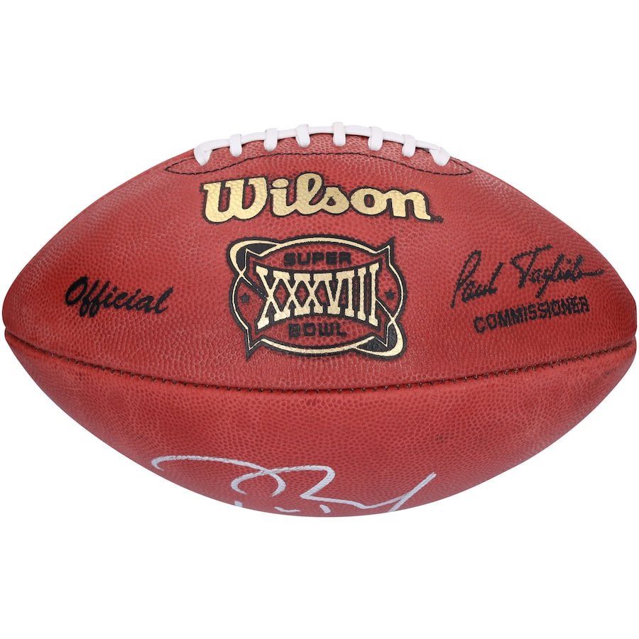 Tom Brady (New England Patriots) Super Bowl XXVIII autographed Duke game football w/ COA