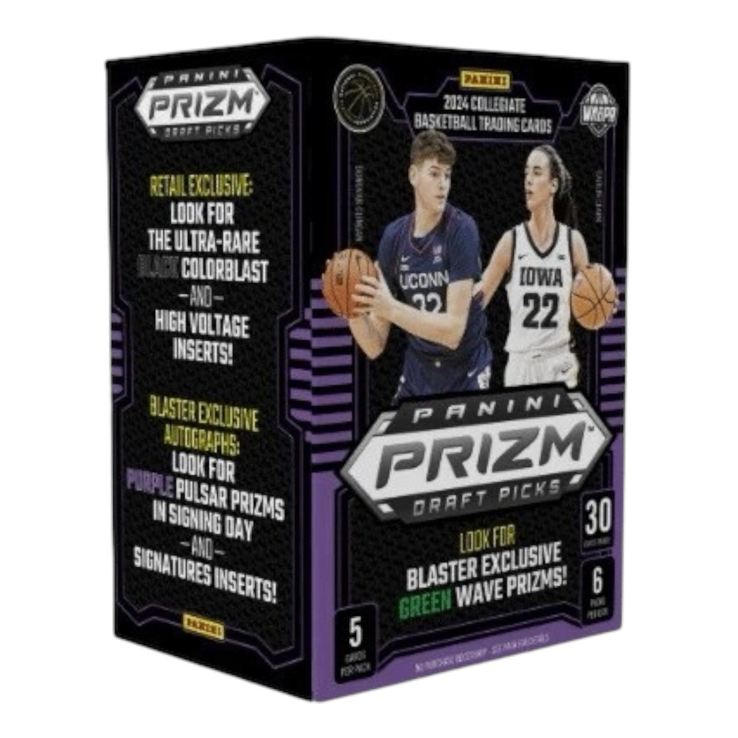 2024-25 Panini Prizm Draft Picks Collegiate Basketball Hobby Blaster Box