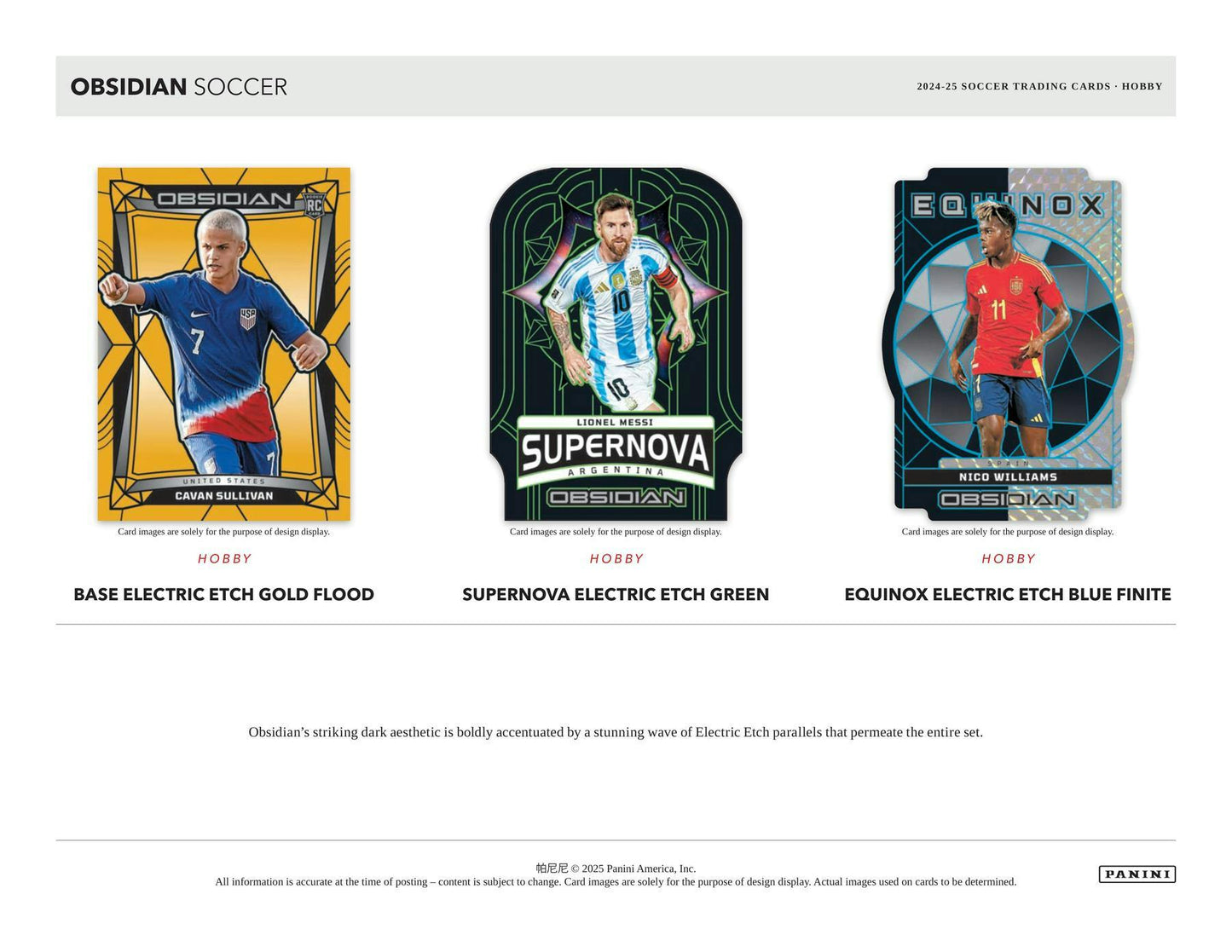 2024-25 Panini Obsidian Soccer Hobby Box
