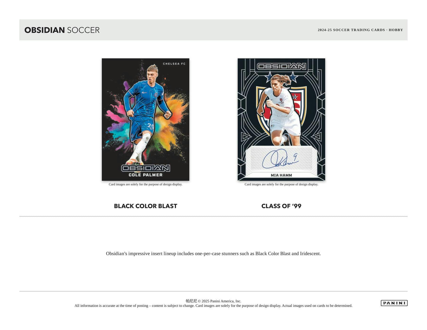 2024-25 Panini Obsidian Soccer Hobby Box