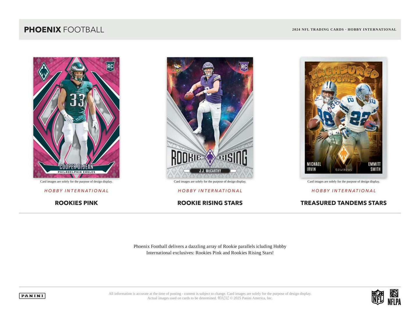 2024 Panini Phoenix Football Hobby International Mega Pack (5/23)