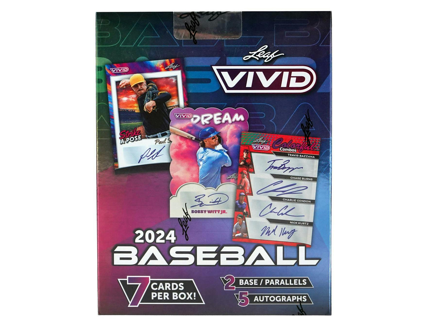 2024 Leaf Vivid Baseball Hobby Box (3/21)