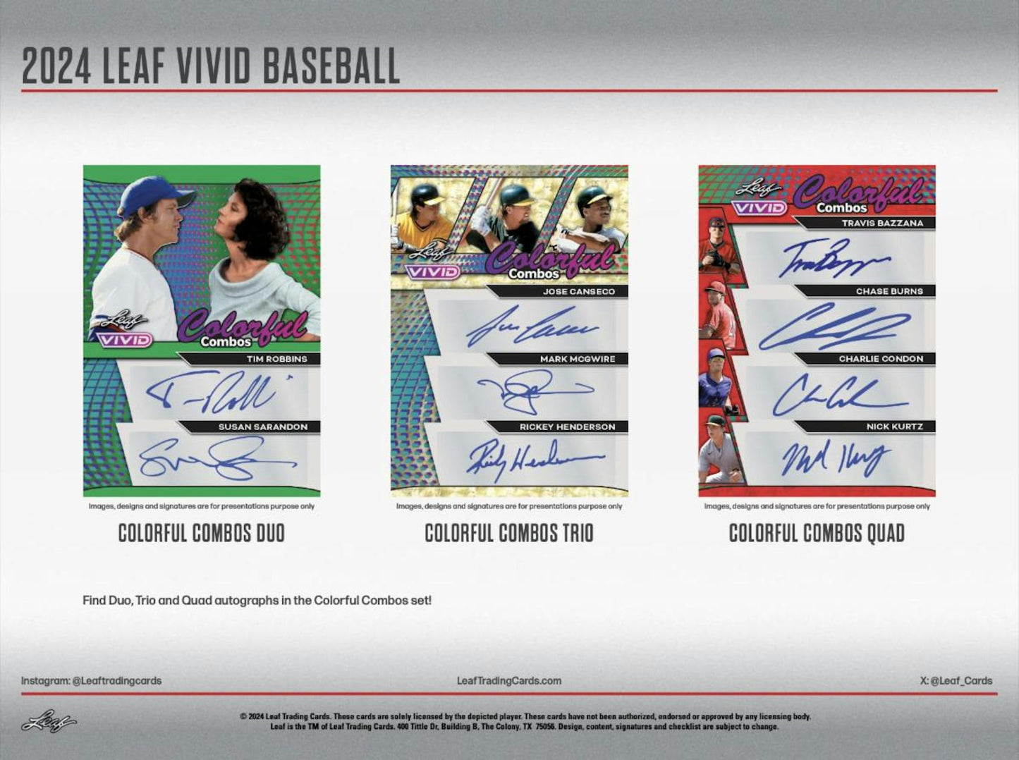 2024 Leaf Vivid Baseball Hobby Box (3/21)