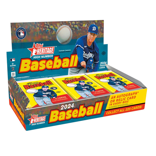 2024 Topps Heritage High Number Baseball Hobby Box (3/26)