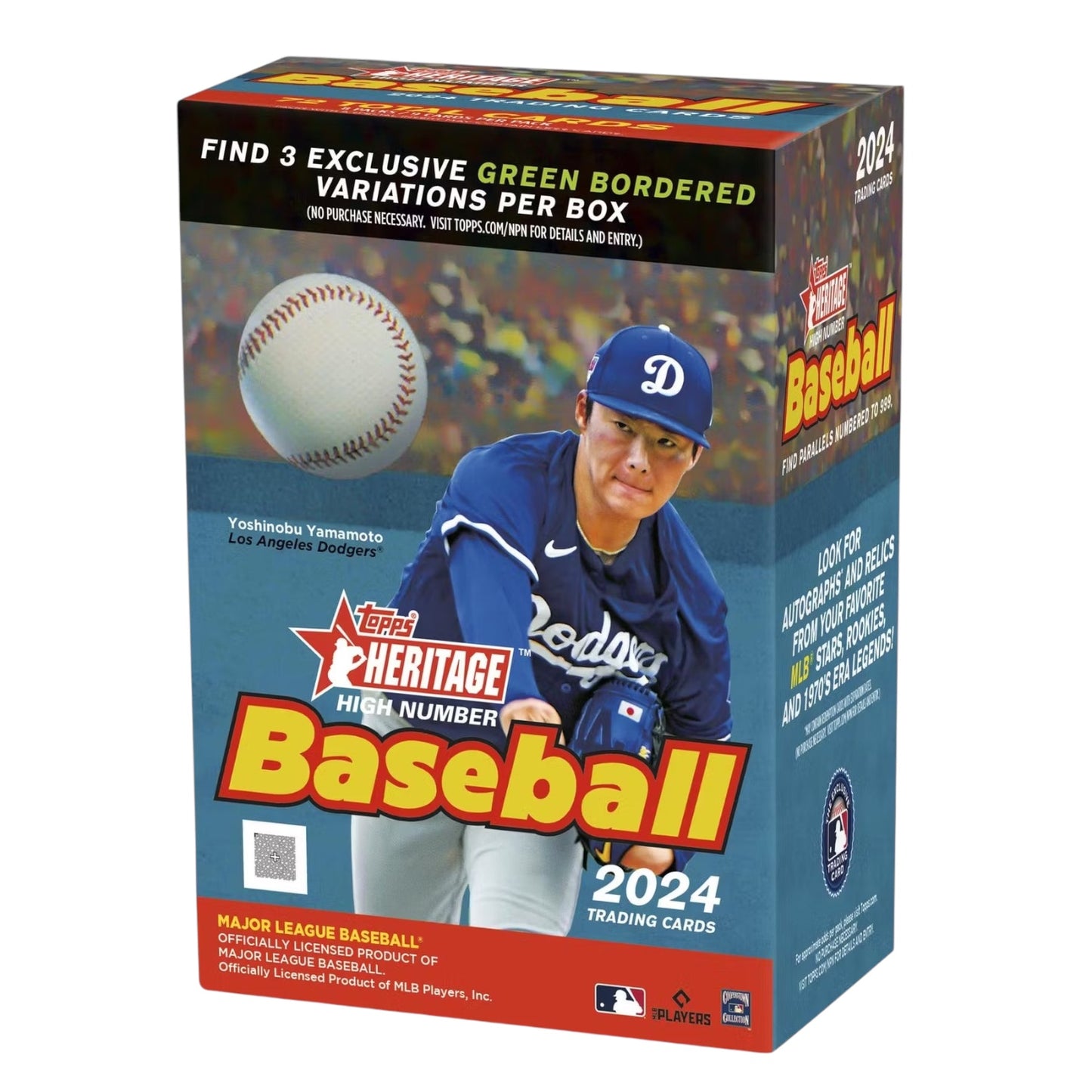 2024 Topps Heritage High Number Baseball 8-Pack Hobby Blaster Box