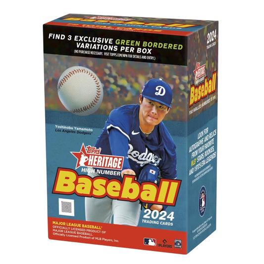 2024 Topps Heritage High Number Baseball 8-Pack Hobby Blaster Box