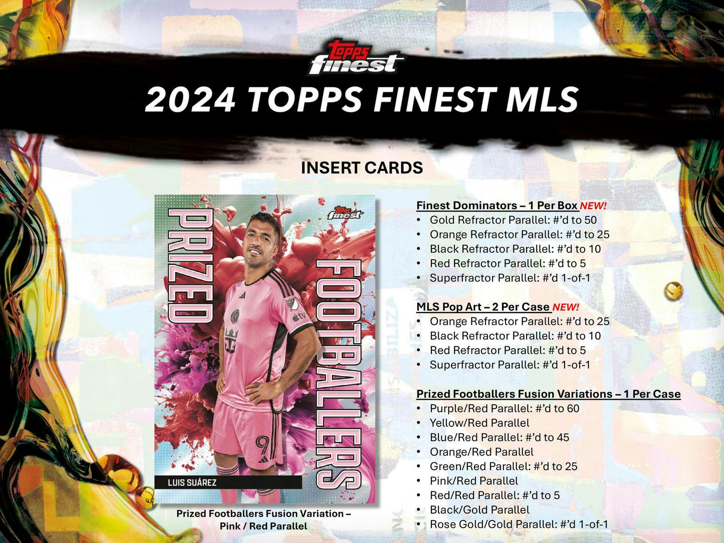 2024 Topps Finest MLS Soccer Hobby Breaker Box (Presell 4/3)