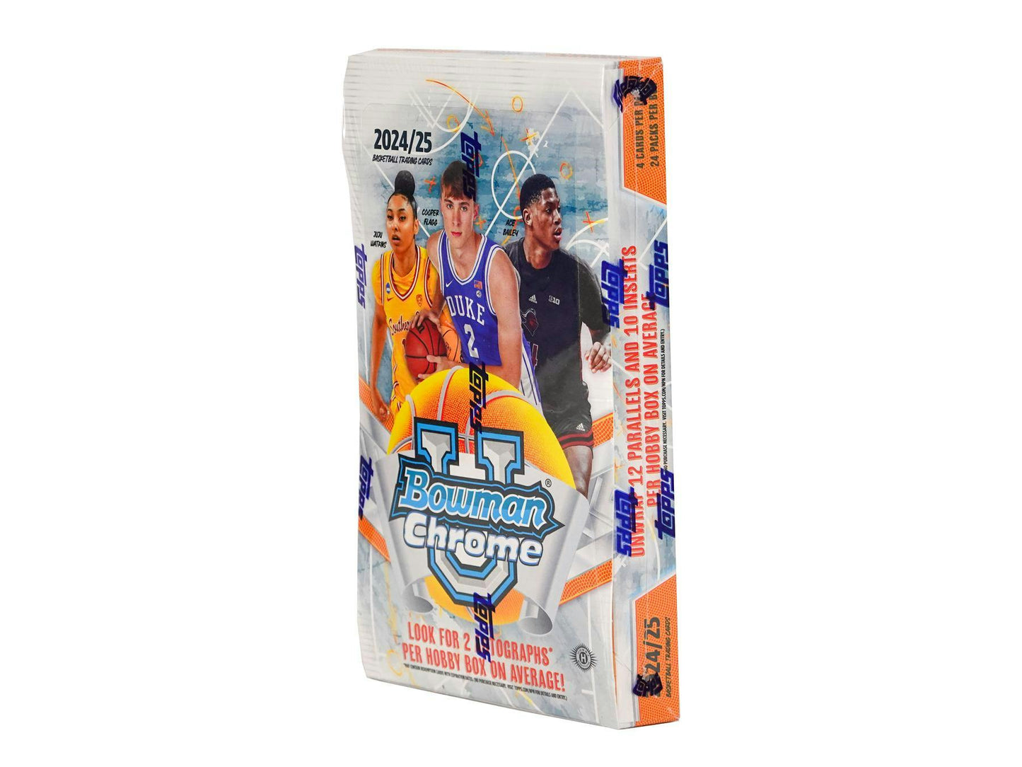 2024-25 Bowman University Chrome Basketball Hobby Pack (4/3)