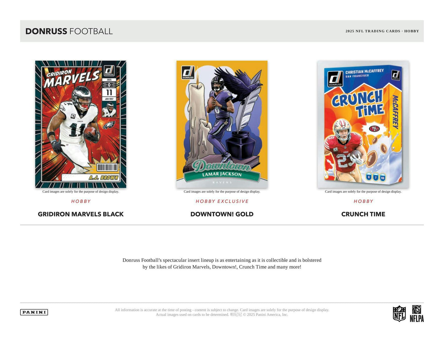 2025 Panini Donruss Football Hobby Box (Presell 9/17)