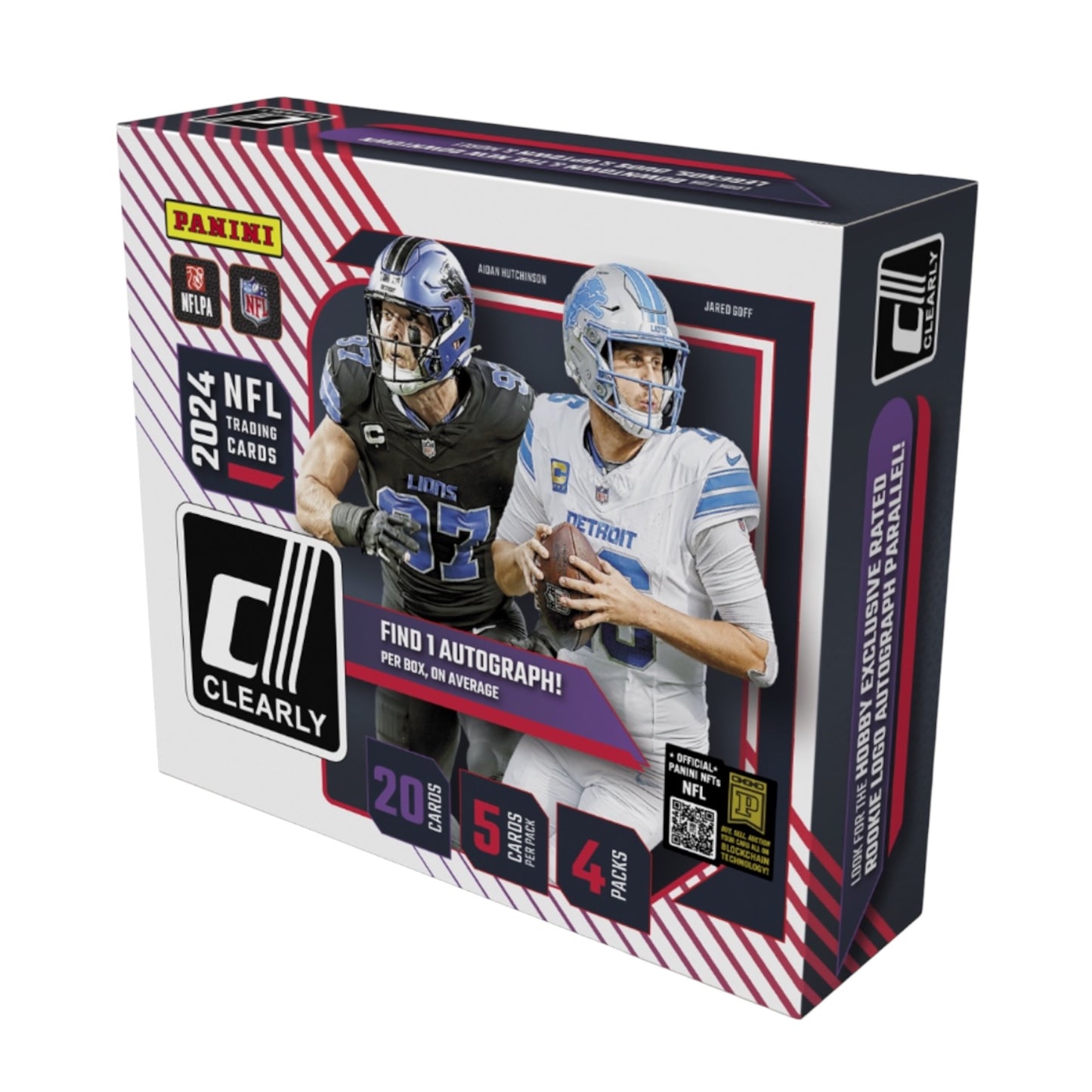 2024 Panini Donruss Clearly Football Hobby Box (Presell 5/7)