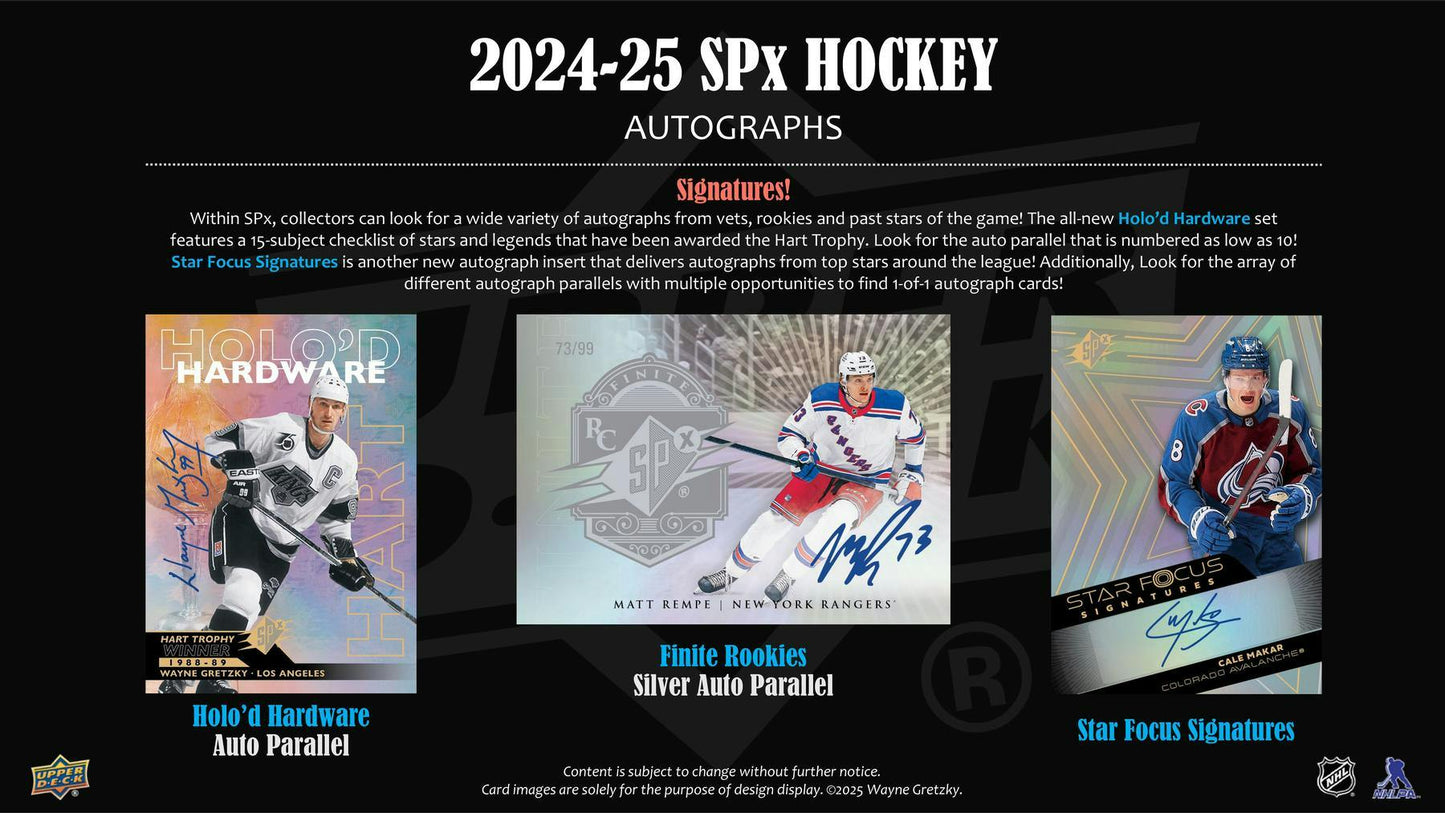 2024-25 Upper Deck SPx Hockey Hobby Box (4/9)