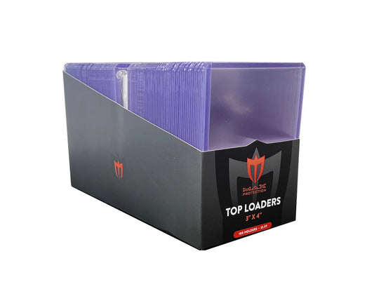Max Pro Toploaders & Soft Sleeves Combo Pack, 100ct Pack