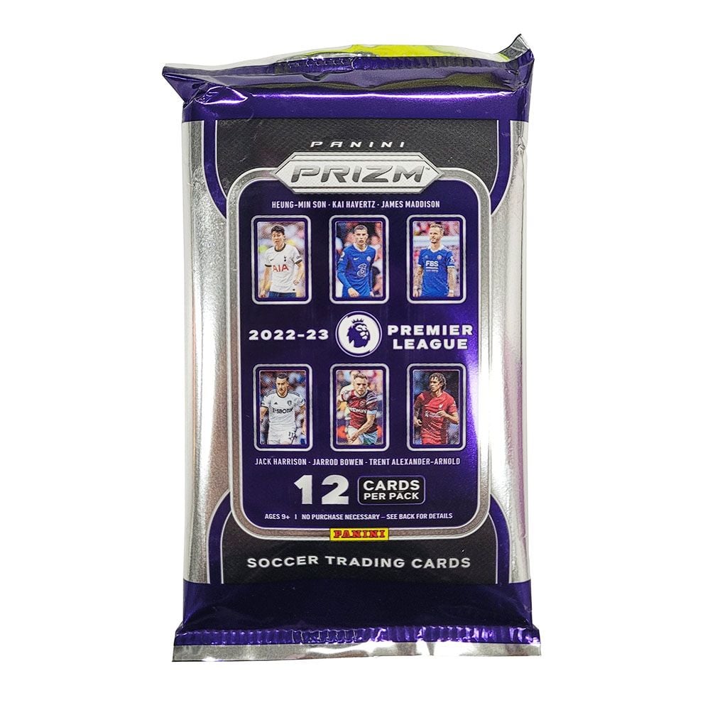 2022-23 Panini Prizm Premier League EPL Soccer 12-Card Hobby Booster Pack
