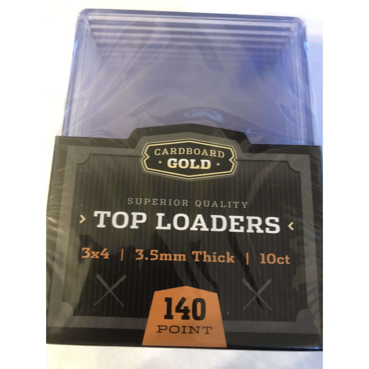 CBG Top Loaders 3x4 (140 pt), 10ct Pack