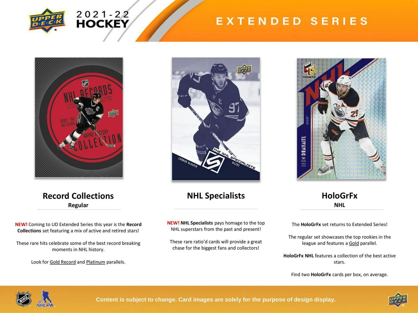Hockey de la serie extendida Upper Deck 2021-22, Hobby Box