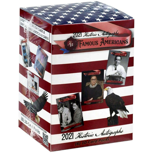 2021 Famous Americans Trading Card, Blaster Box