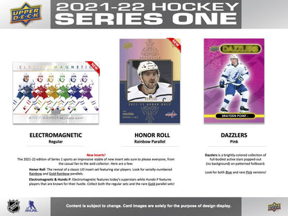 2021-22 Upper Deck Series 1 Hockey Hobby Box (3/2/22)