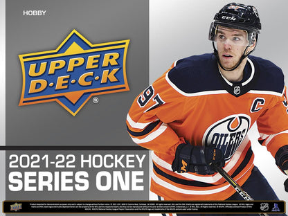 2021-22 Upper Deck Series 1 Hockey Hobby Box (3/2/22)