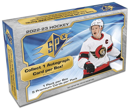 2022-23 Hockey SPx de cubierta superior, Hobby Box