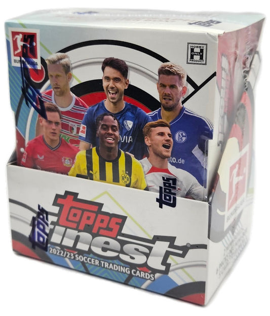 2022-23 Topps Finest Bundesliga Soccer, Hobby Box (2 mini cajas)
