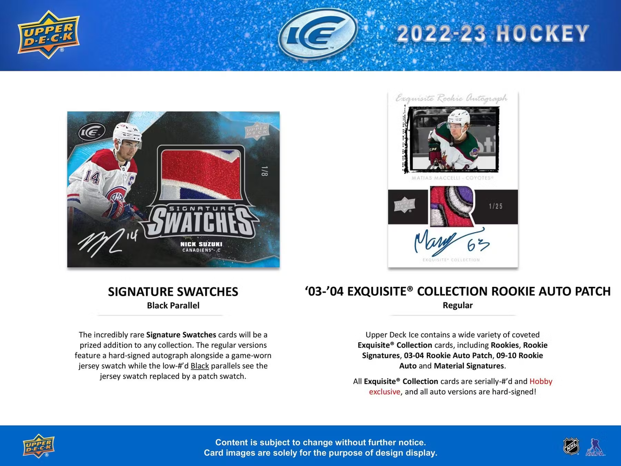 2022-23 Upper Deck ICE Hockey, Hobby Box