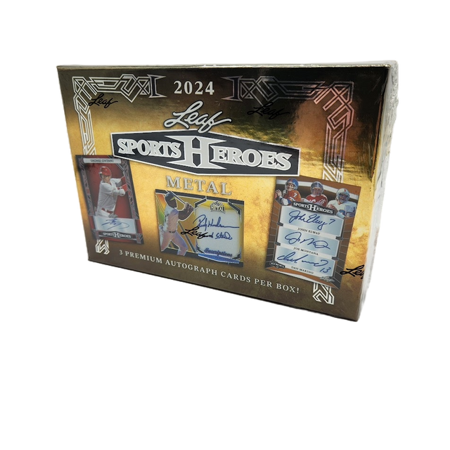 2024 Leaf Metal Sports Heroes, Hobby Box