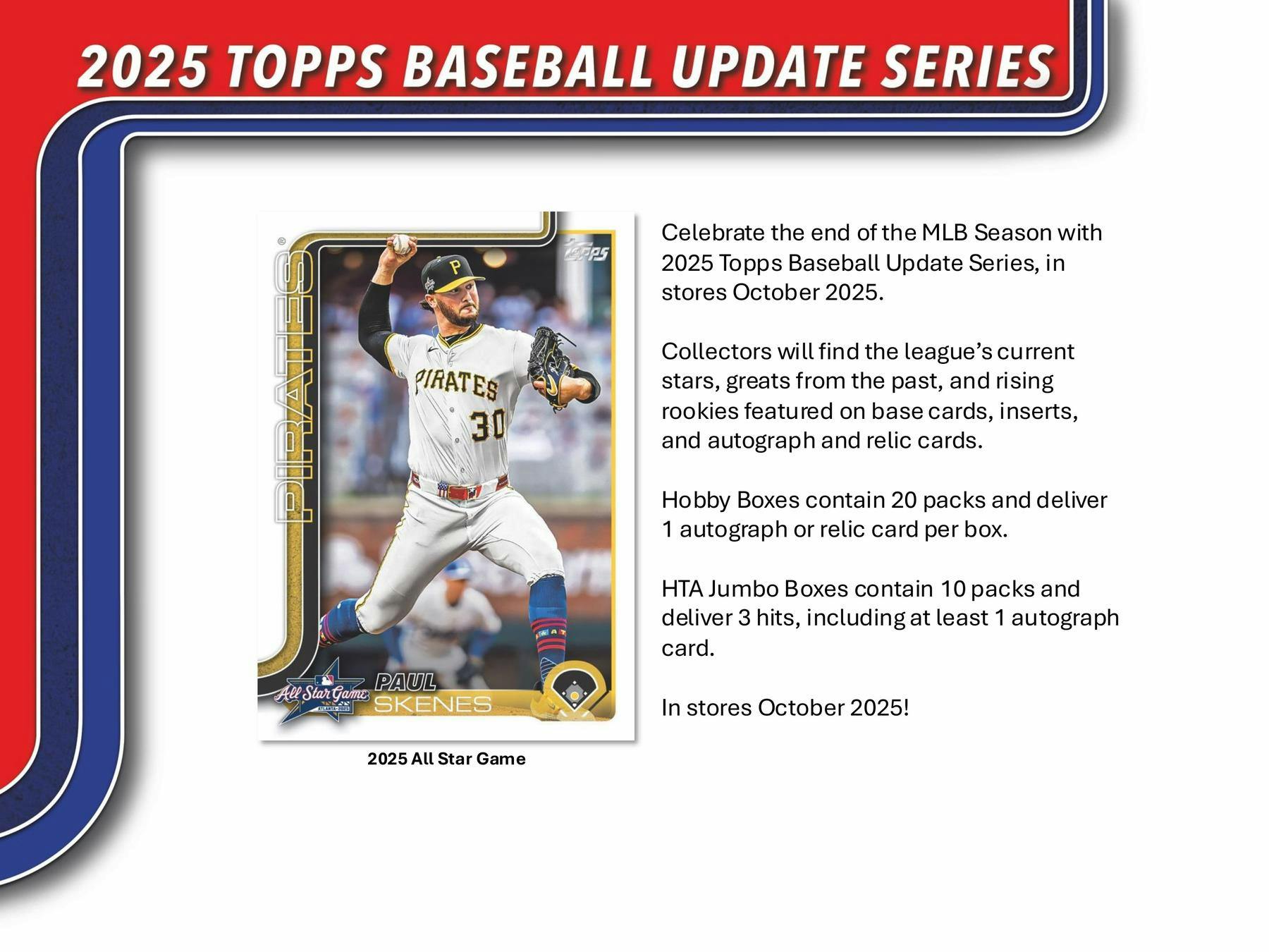 2025 Topps Update Series Baseball Hobby 12-Box Case (11/12)