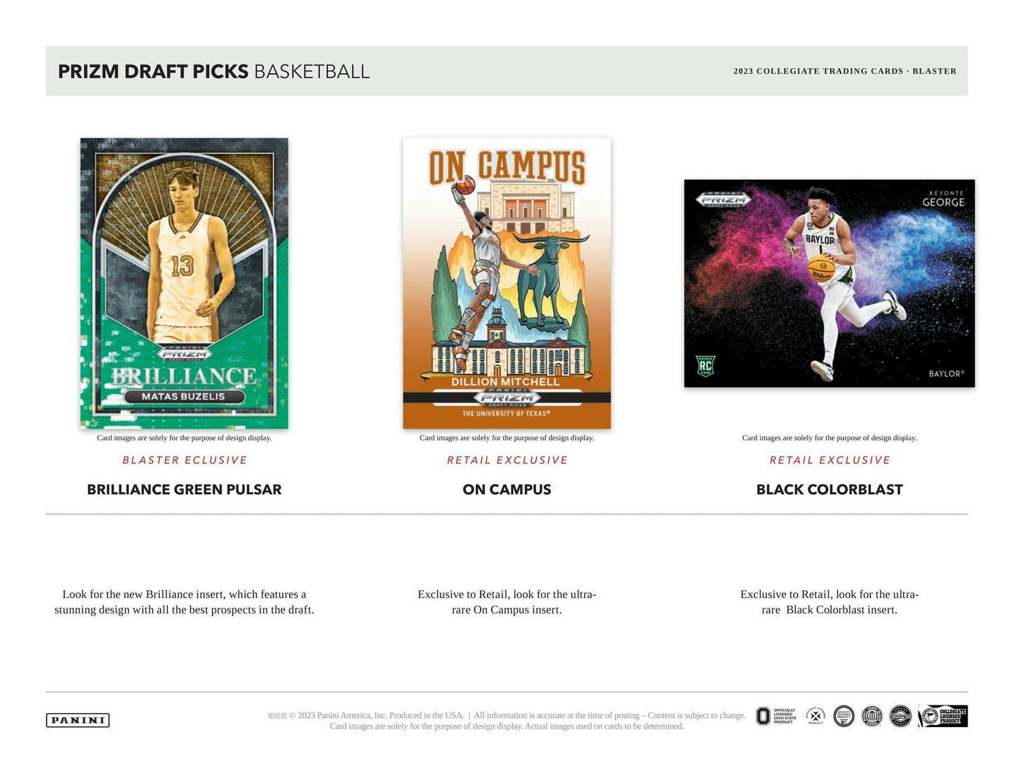 2023-24 Panini Prizm Draft Picks Basketball, Blaster Box (Green Pulsar Prizms!)