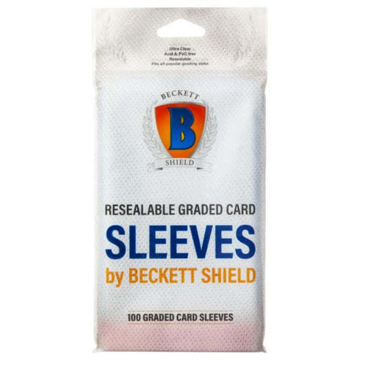 Beckett Resealable Graded Card Sleeves, 100ct Pack