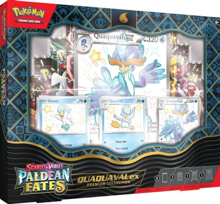 Caja de colección premium de Pokémon Paldean Fates Charisse ex