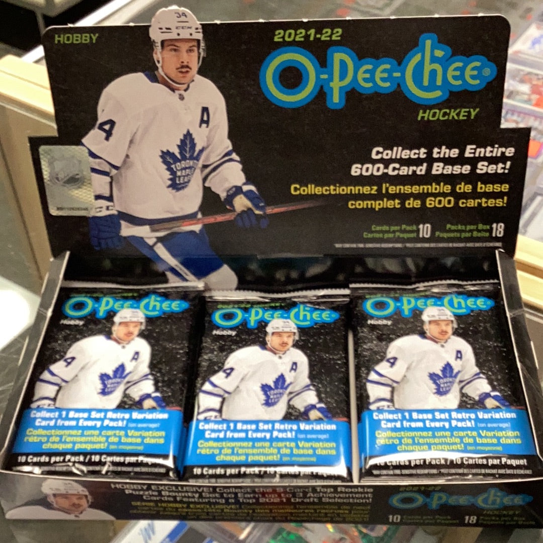 2021-22 Upper Deck O-Pee-Chee Hockey, Hobby Pack