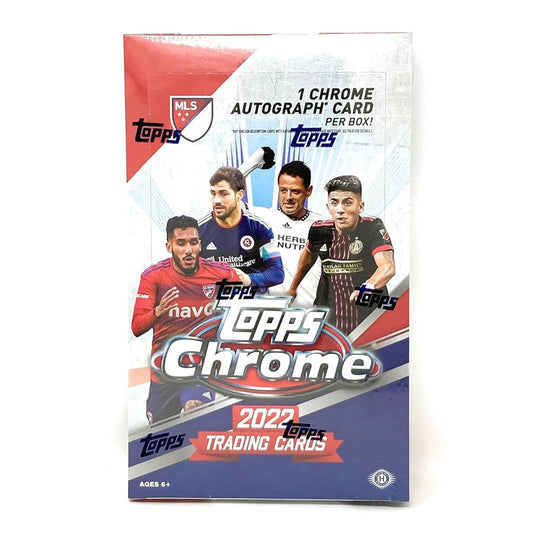 2022 Topps Chrome MLS Soccer, Hobby Box