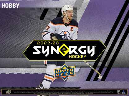 2022-23 Upper Deck Synergy Hockey Hobby Box
