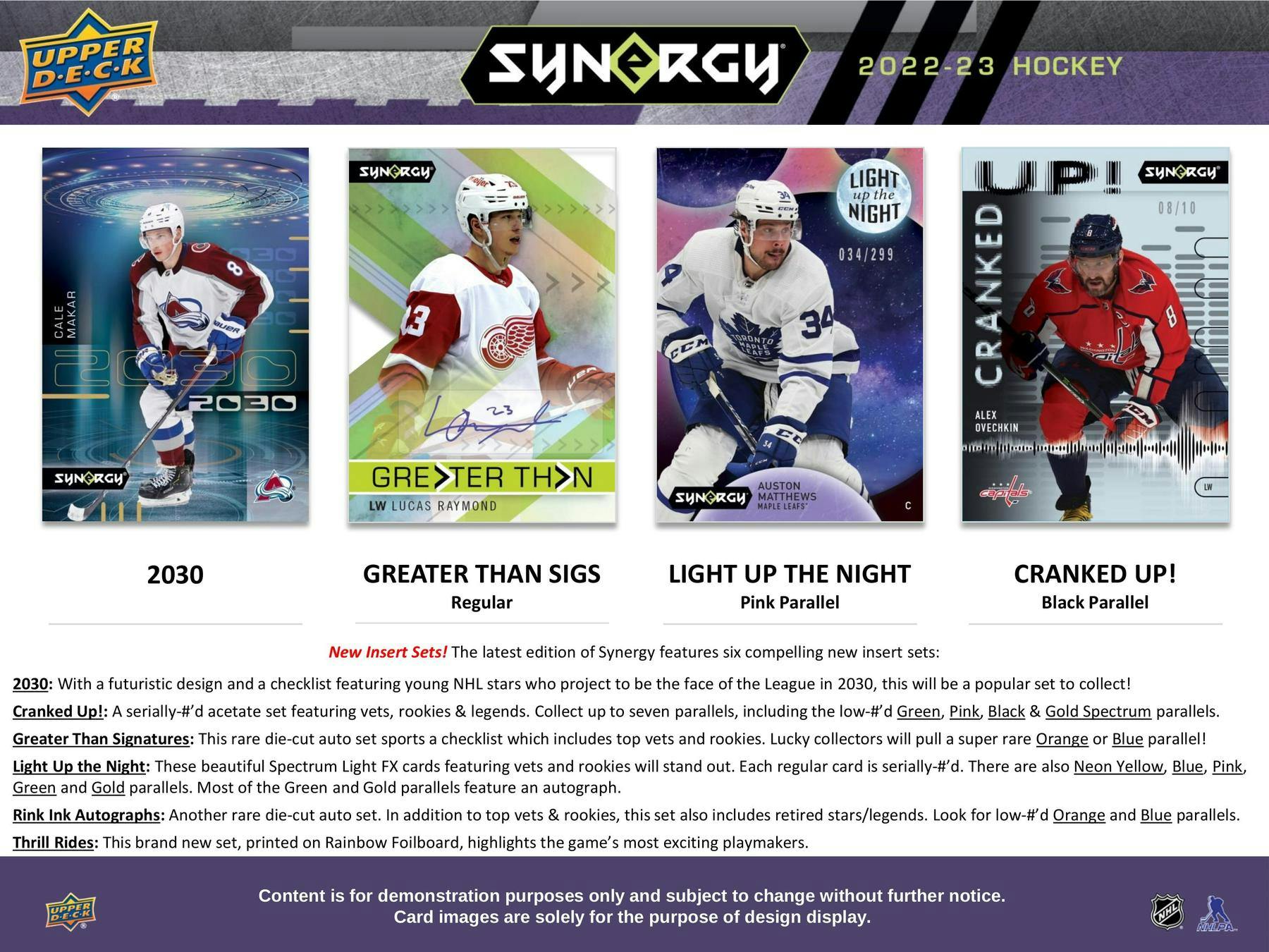 2022-23 Hockey Synergy de cubierta superior, Hobby Box