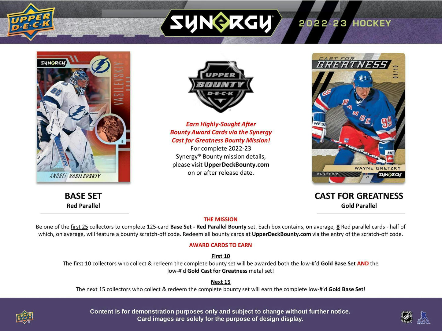 2022-23 Hockey Synergy de cubierta superior, Hobby Box