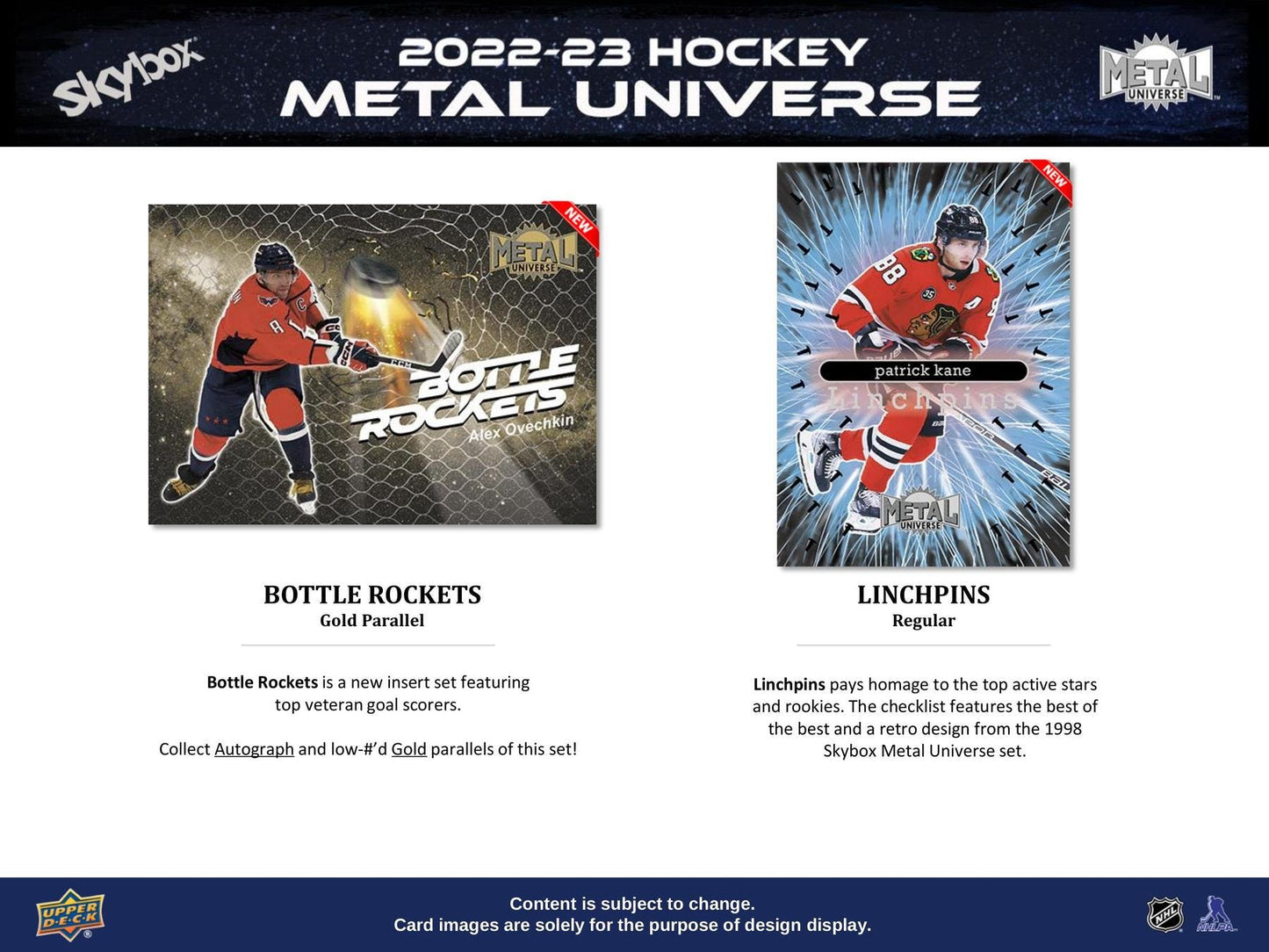 2022-23 Upper Deck Skybox Metal Universe Hockey, Hobby Box