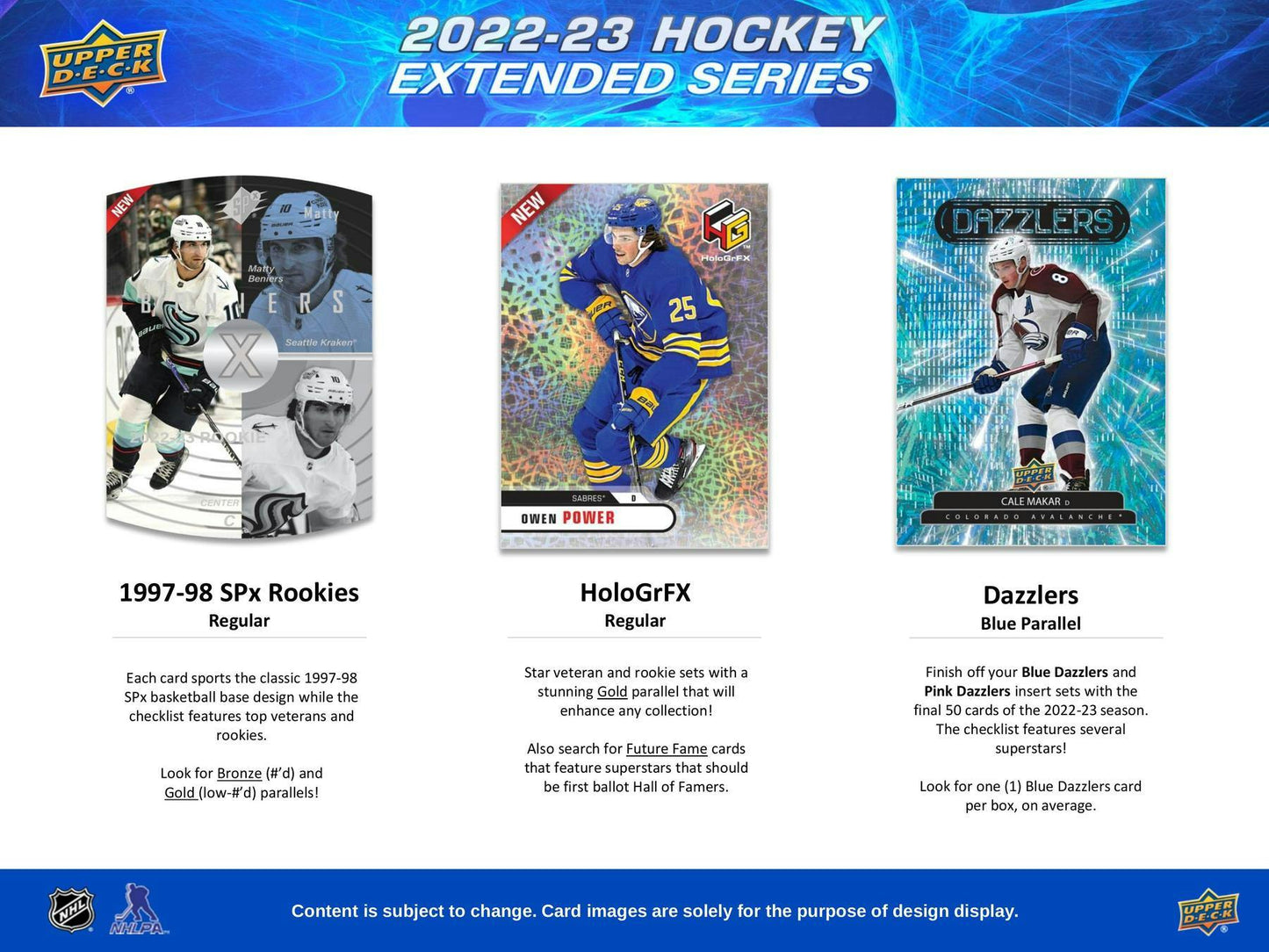 2022-23 Upper Deck Extended Series Hockey, Hobby Box