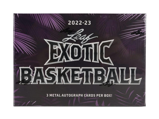 2022-23 Leaf Exotic Basketball, Hobby Box