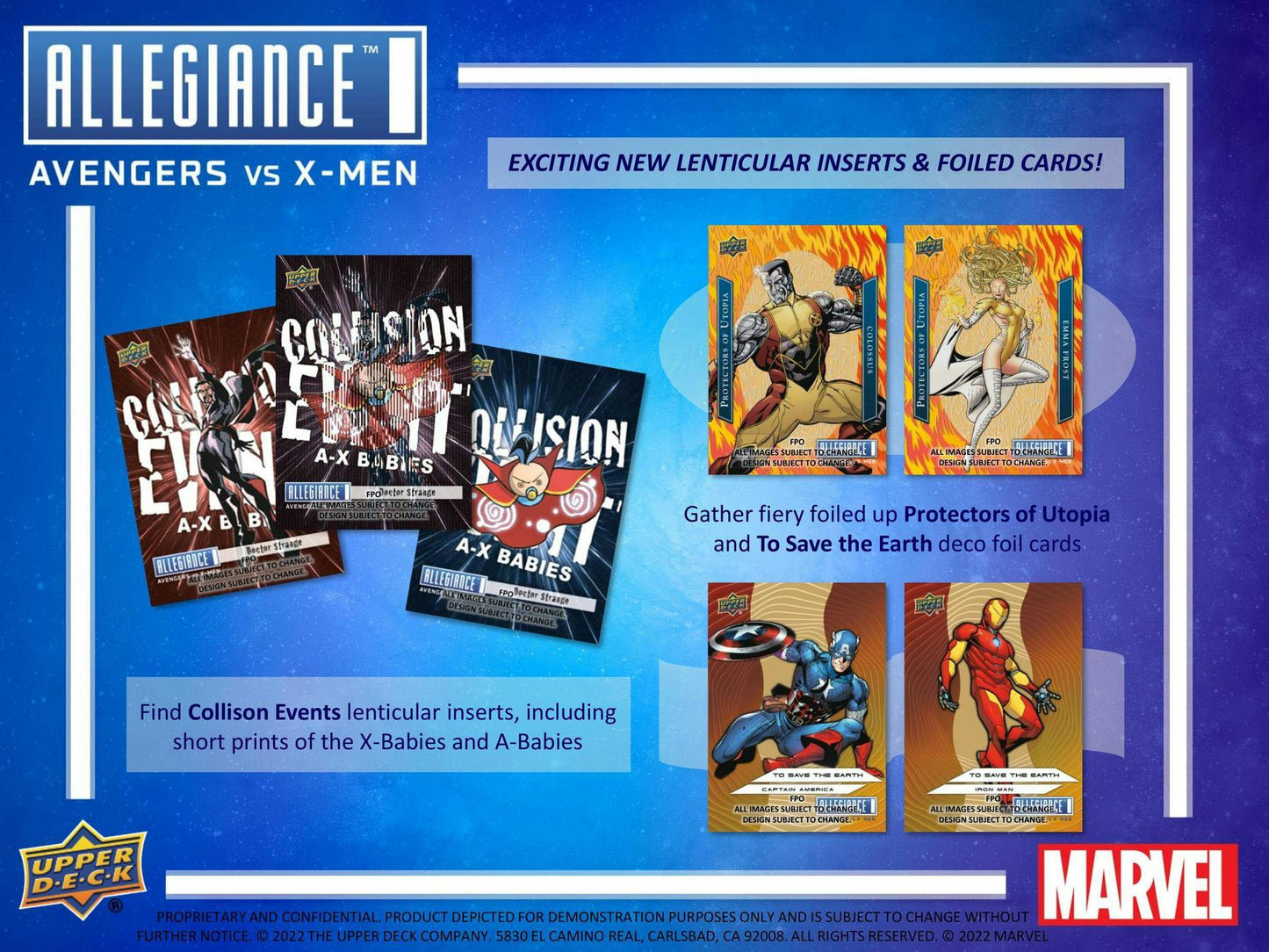2023 Upper Deck Marvel Allegiance: Avengers vs. X-Men, Hobby Box