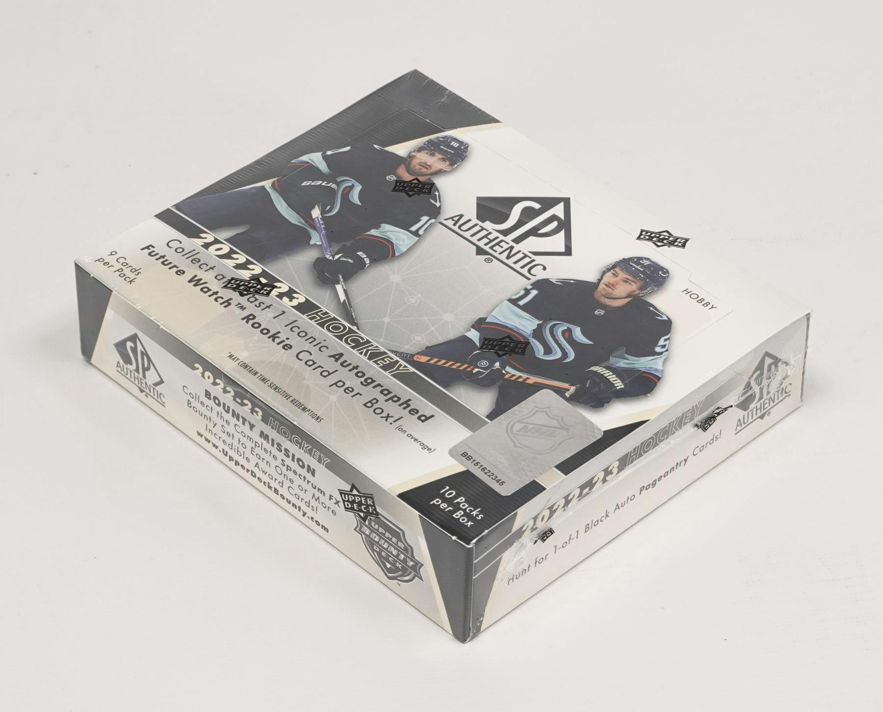 2022-23 Upper Deck SP Hockey auténtico, caja de pasatiempos
