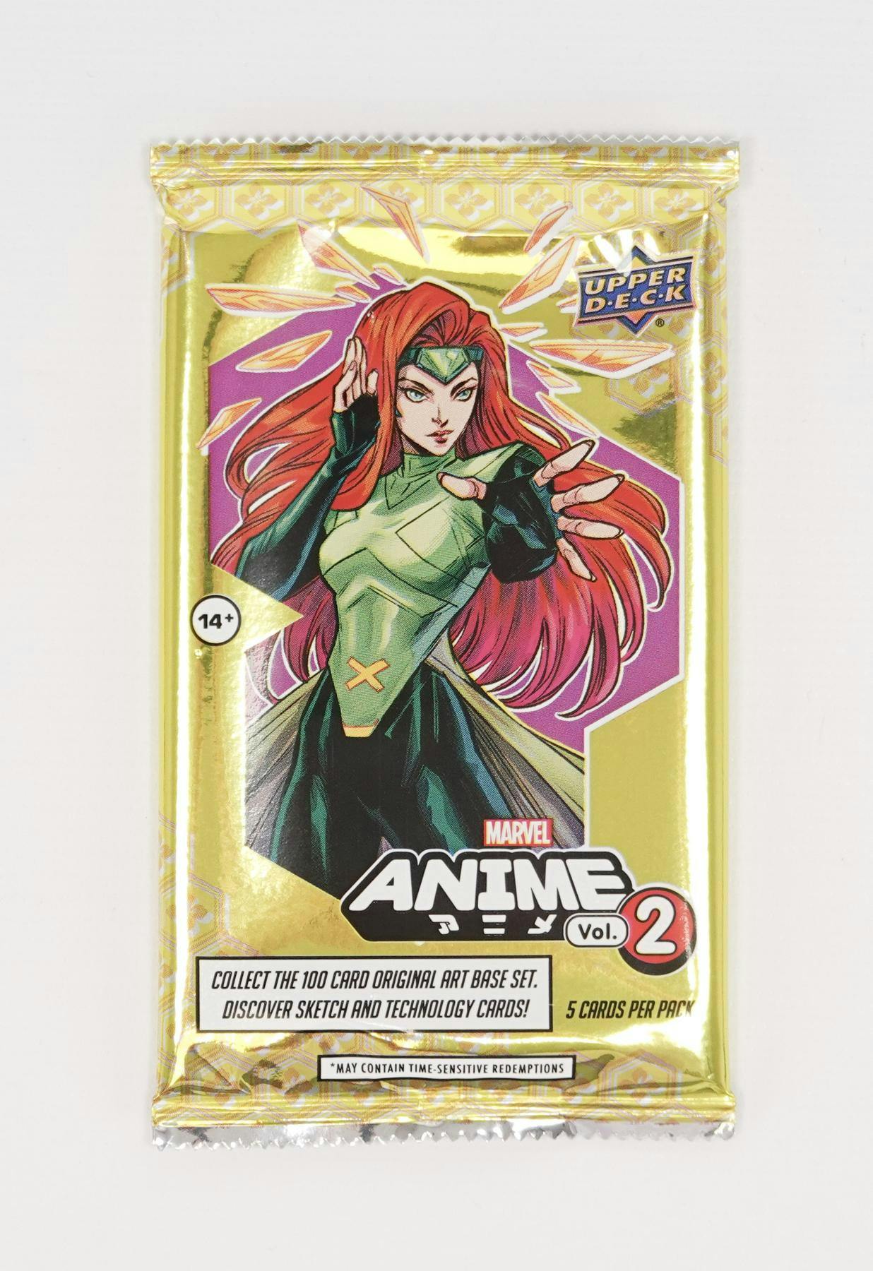 2023 Cubierta superior Marvel Anime Vol. 2, caja de pasatiempos