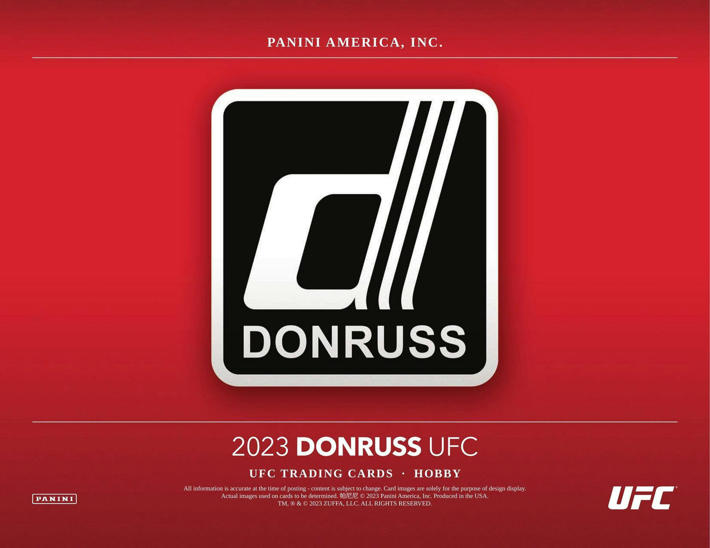 2023 Panini Donruss UFC, Hobby Box