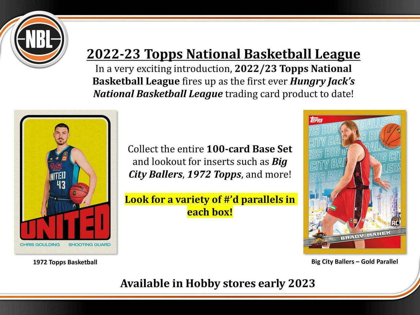 2022-23 Topps NBL Basketball, Hobby Box