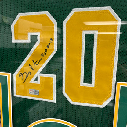 Gary Payton #20 (Seattle SuperSonics) Autographed Jersey Framed w/ COA