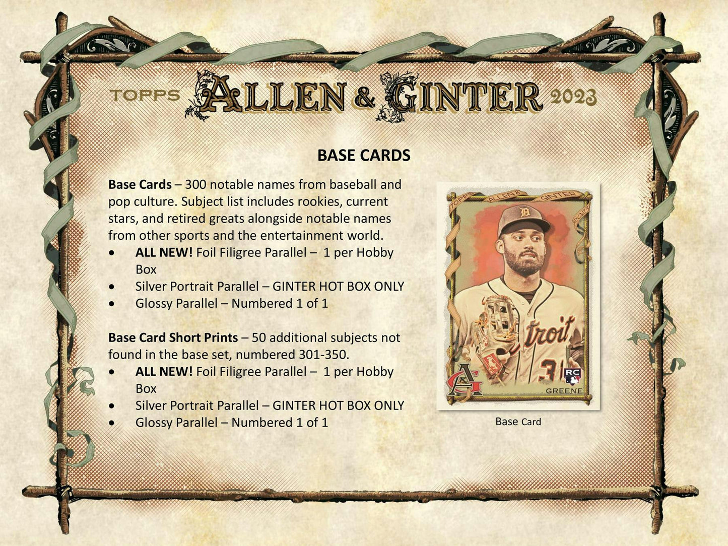 2023 Topps Allen & Ginter Baseball, Hobby Box