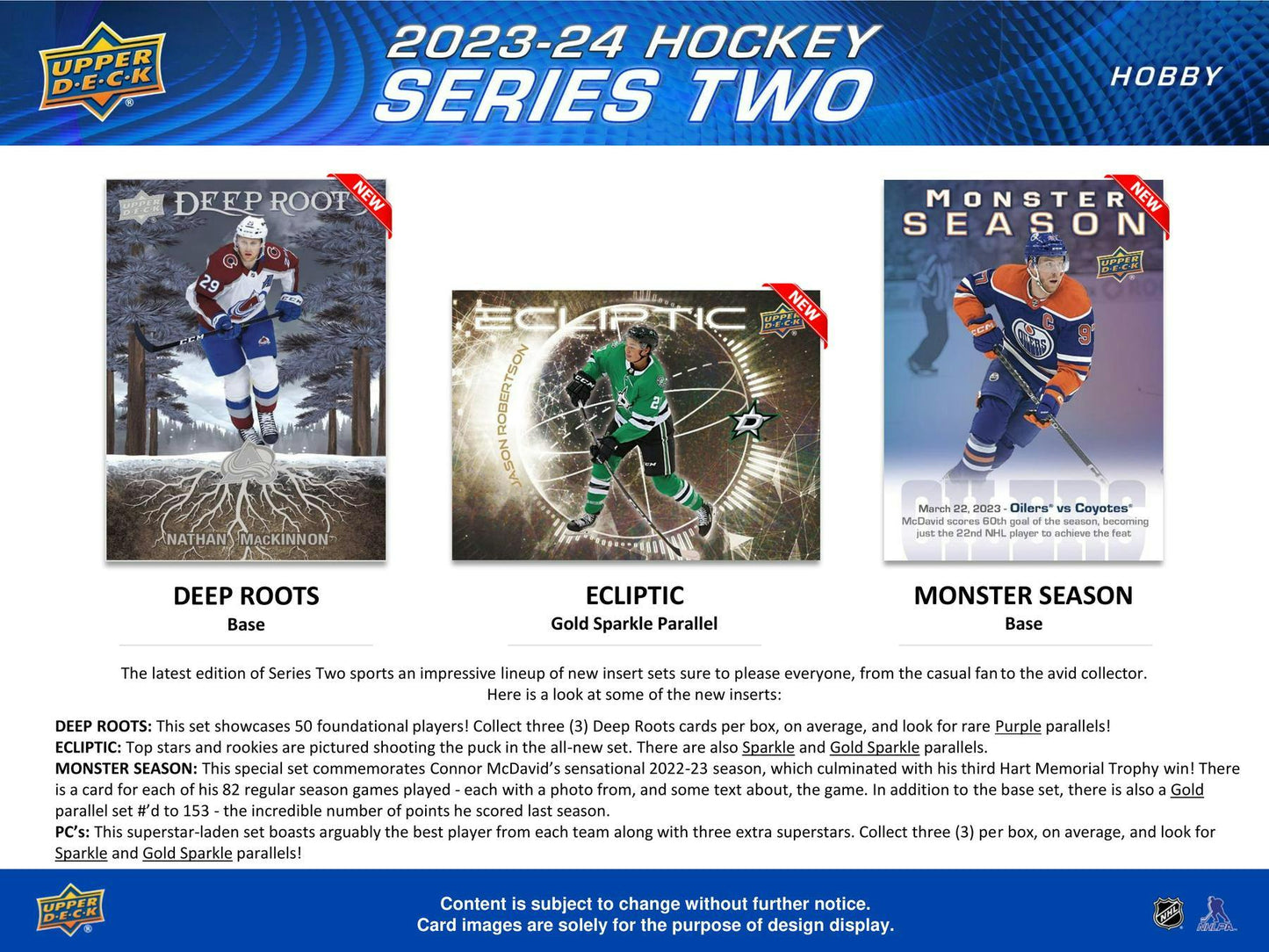 2023-24 Upper Deck Series 2 Hockey, Hobby Box