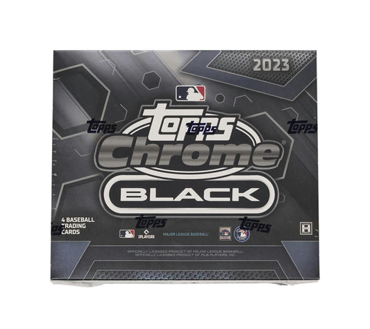 2023 Topps Chrome Black Baseball, 4-Card Box